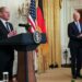 U.S. President Joe Biden holds a joint news conference with German Chancellor Olaf Scholz at the White House in Washington, U.S. February 7, 2022. REUTERS/Leah Millis - RC24FS9Q9IAA