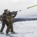 U.S. Marines assigned to Alpha Battery, 2nd Low Altitude Air Defense Battalion fire an FIM-92 Stinger missile during exercise Arctic Edge on Fort Greely, Alaska, on Mar. 15, 2018. Arctic Edge 2018 is a biennial, large-scale, joint-training exercise that prepares and tests the U.S. military’s ability to operate tactically in the extreme cold-weather conditions found in Arctic environments. (U.S. Marine Corps photo by Lance Cpl. Cody J. Ohira)