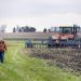 DWIGHT, ILLINOIS - APRIL 23: Roger Murphy puts fertilizer in the ground before it is planted on April 23, 2020 near Dwight, Illinois. Mild, dry weather has farmers in the state scrambling to get their fields planted. (Photo by Scott Olson/Getty Images)