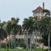 The residence of former US President Donald Trump at Mar-A-Lago in Palm Beach, Florida, on August 9, 2022. - Former US President Donald Trump said on August 8, 2022, that his Mar-A-Lago residence in Florida was being "raided" by FBI agents in what he called an act of "prosecutorial misconduct." (Photo by Giorgio VIERA / AFP) (Photo by GIORGIO VIERA/AFP via Getty Images)