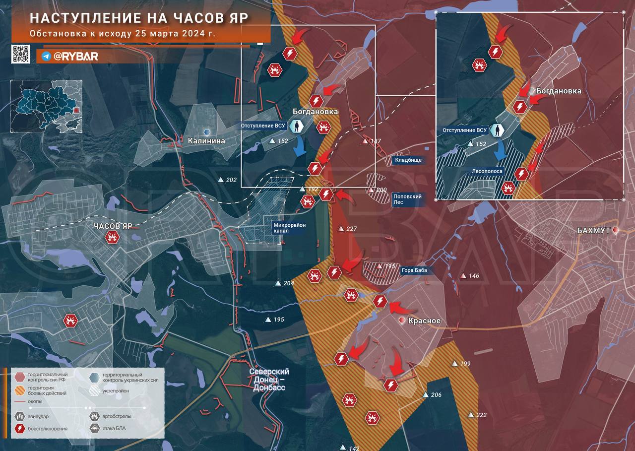 Карта военных данных на украине