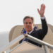U.S. Secretary of State Antony Blinken waves upon his arrival in Shanghai, China, April 24, 2024. Blinken is starting three days of talks with senior Chinese officials in Shanghai and Beijing this week with U.S.-China ties at a critical point over numerous global disputes. Mark Schiefelbein/Pool via REUTERS